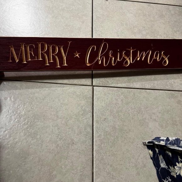 Holiday Merry Christmas Wood Wall Decor Poshmark